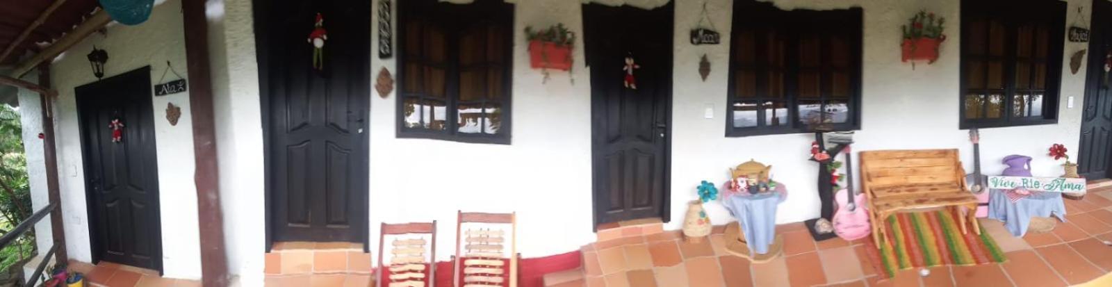 Hotel Campestre Abrazo Del Angel Aratoca Buitenkant foto
